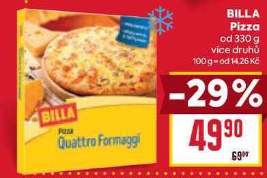 BILLA Pizza od 330 g 