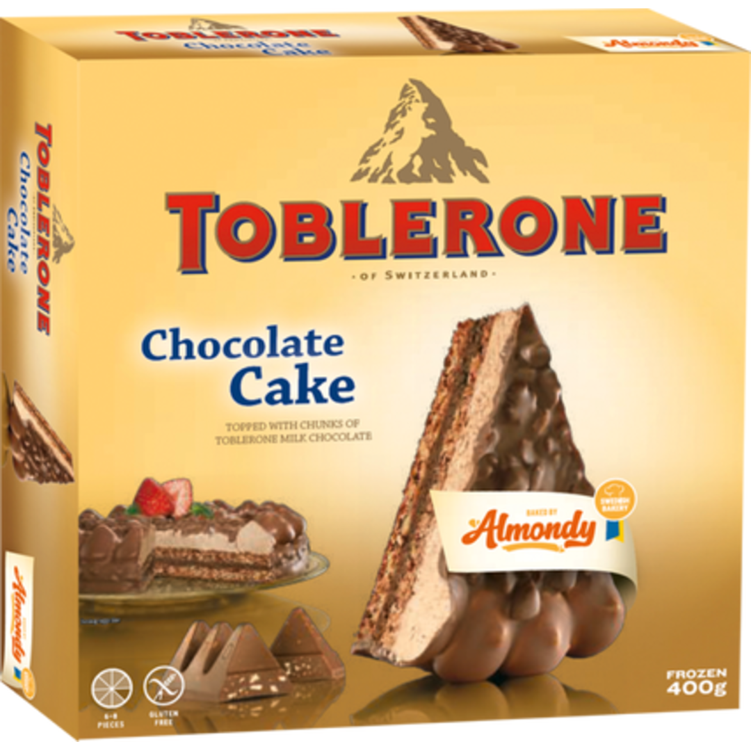 Almondy Toblerone čokoládový dort