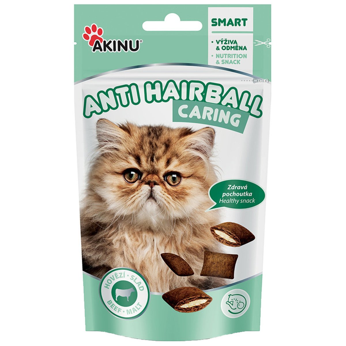 Akinu Antihairball pamlsek pro kočky