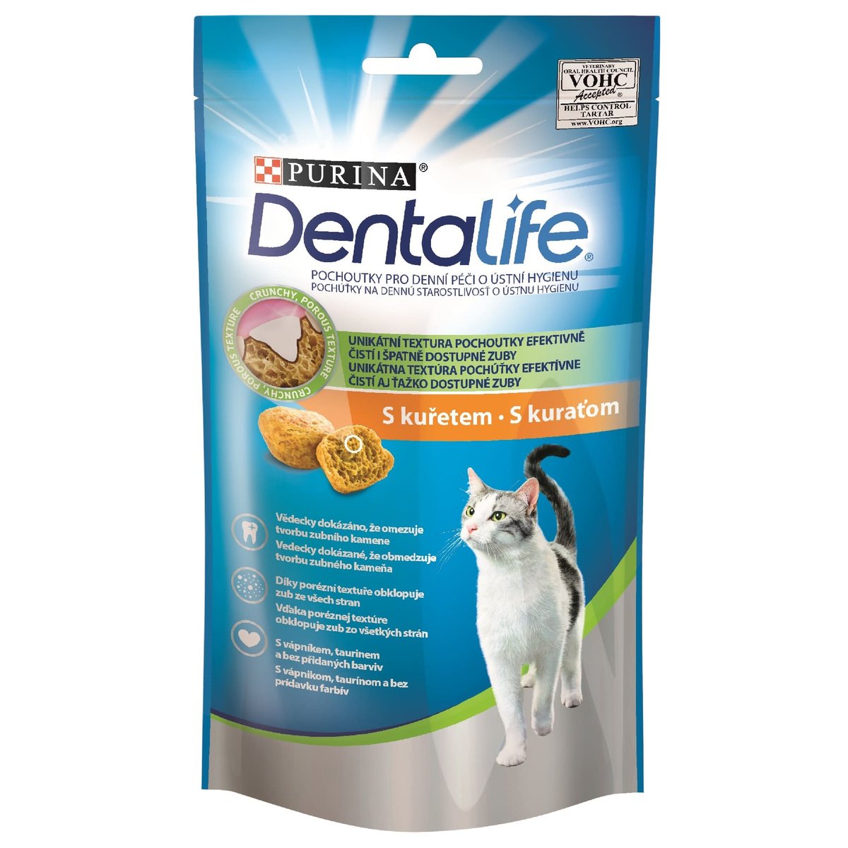 Dentalife Cat Doplňkové krmivo s kuřetem pro kočky