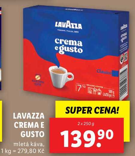 LAVAZZA CREMA E GUSTO, 2x 250 g 