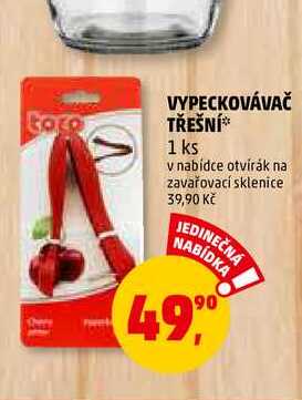 VYPECKOVÁVAČ TŘEŠNÍ, 1 ks 