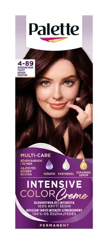 Palette Barva na vlasy Intensive Color Creme intenzivní tmavě fialový 4-89 (RFE3), 1 ks