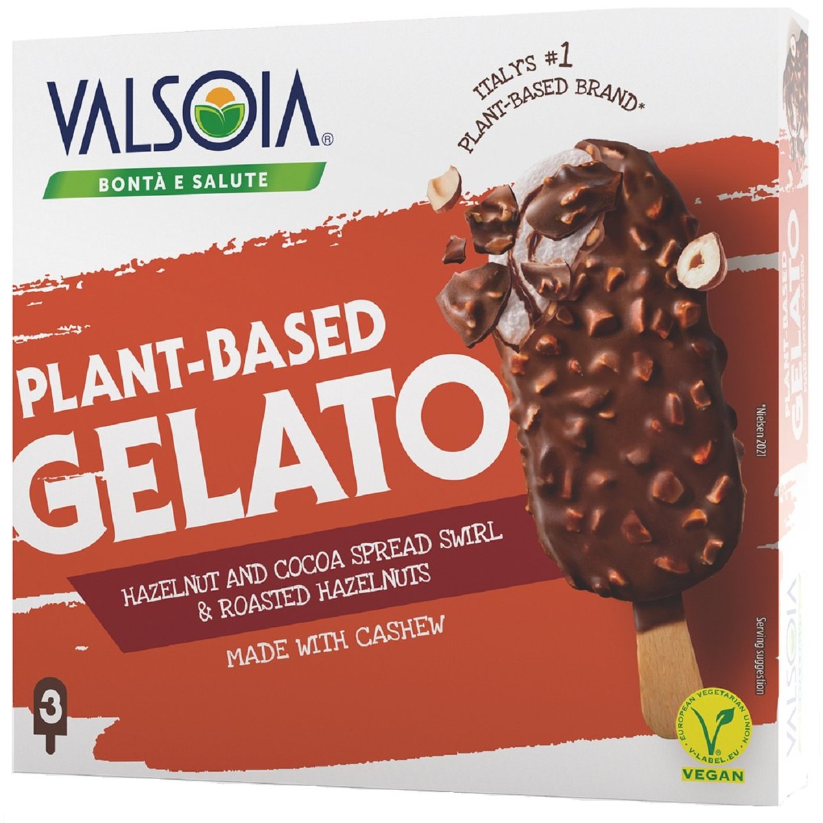 Valsoia Plant-based kešu nanuky multipack (3×130 ml)