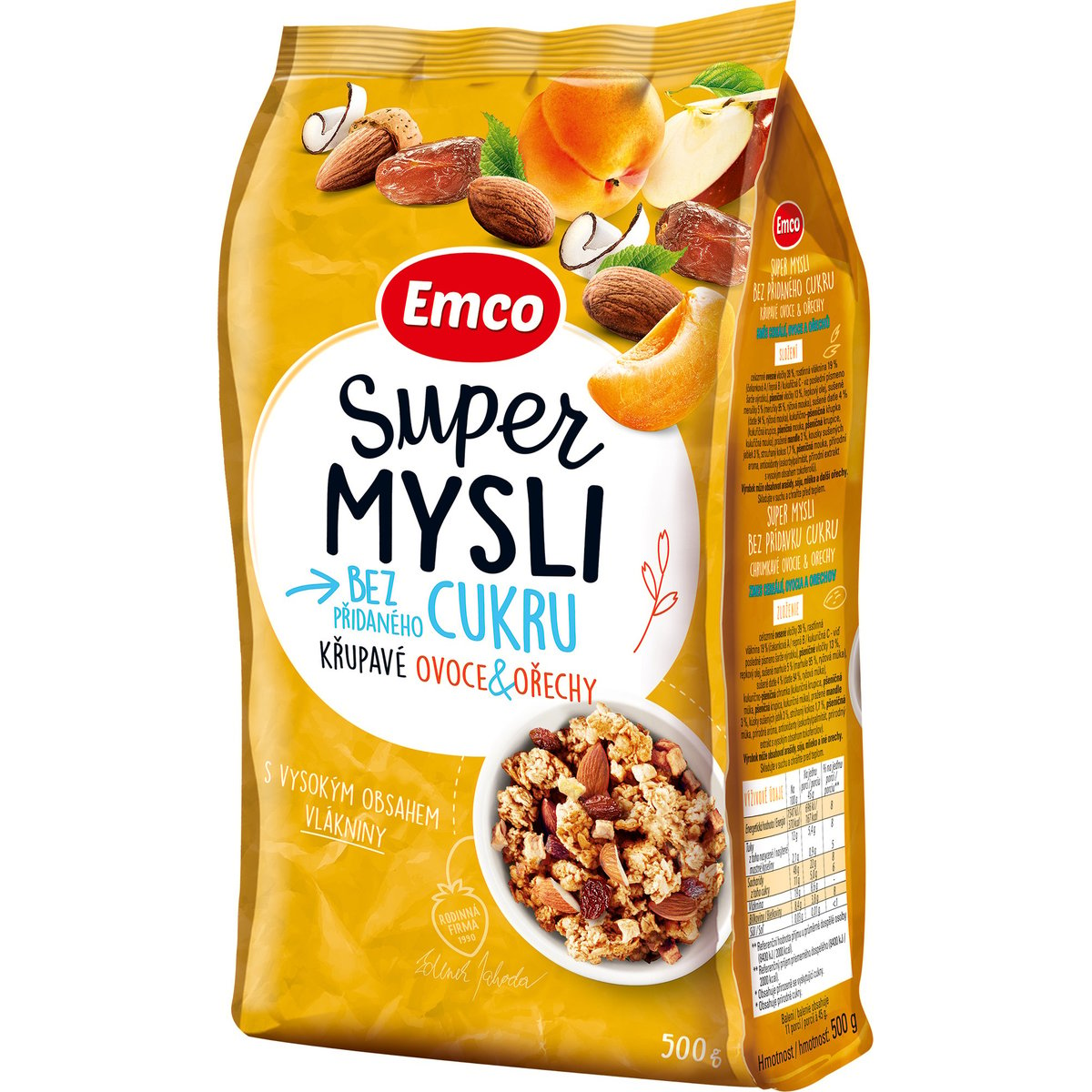 Emco Super mysli Bez přidaného cukru Ovoce & Ořechy