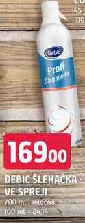 Debic šlehačka ve spreji 700 ml