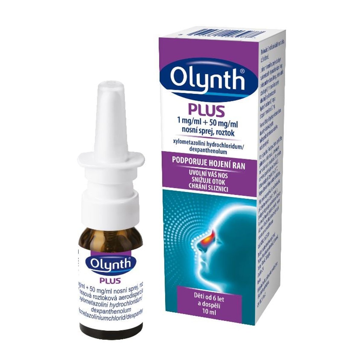 OLYNTH PLUS 1MG/ML+50MG/ML Nosní sprej, roztok 1X10ML