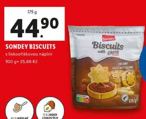SONDEY BISCUITS, 175 g