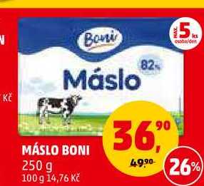 MÁSLO BONI, 250 g