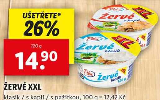 ŽERVÉ XXL, 120 g