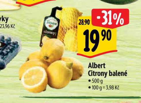  Albert Citrony balené 500 g 