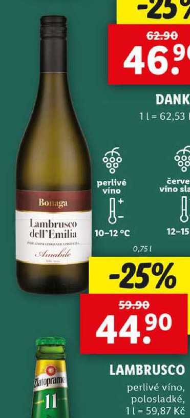 LAMBRUSCO, 0,75 l