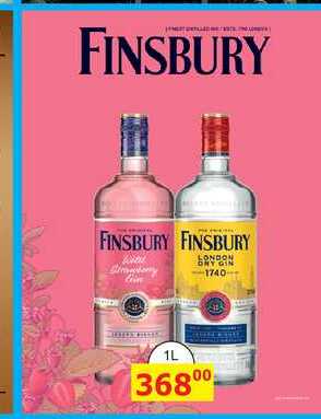 ARCHIV Finsbury London Dry Gin 1l v akci platné do: