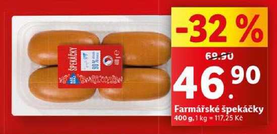 Farmářské špekáčky, 400 g