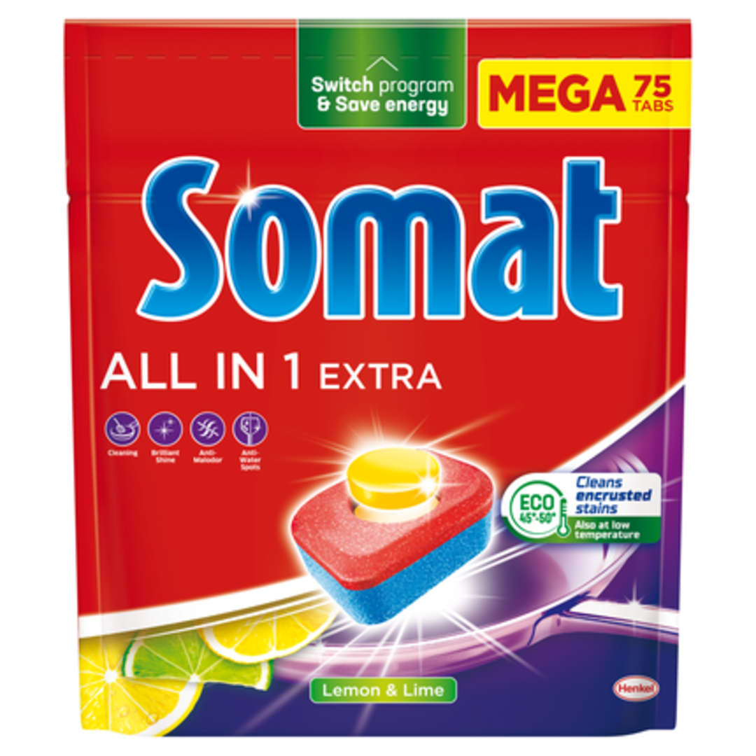 Somat All in 1 Extra Lemon & Lime tablety do myčky