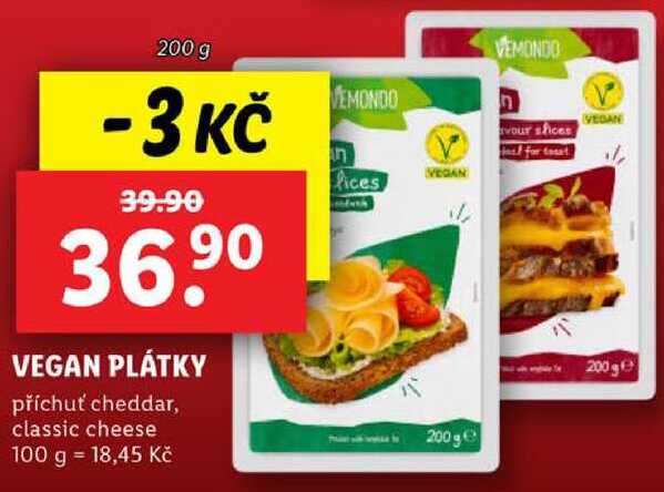 VEGAN PLÁTKY, 200 g