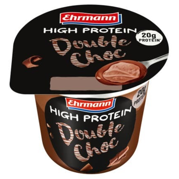 Ehrmann High Protein Pudding & Topping Double Choc