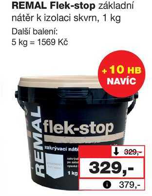 REMAL Flek-stop základní nátěr k izolaci skvrn, 1 kg