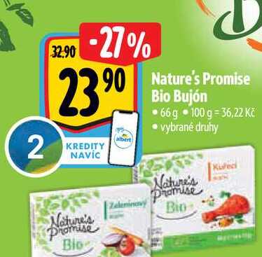  Nature's Promise Bio Bujón 66 g 