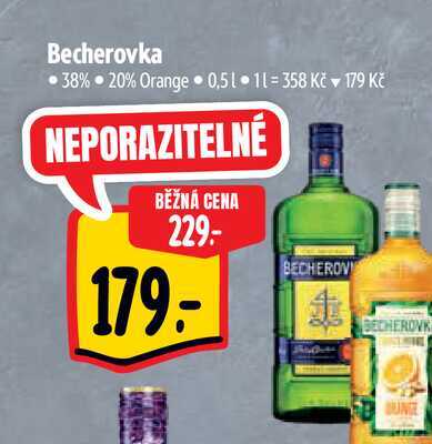 Becherovka .38% 20% Orange 0,5l