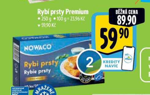 Rybí prsty Premium 250 g 