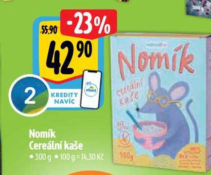 Nomík Cereální kaše 300 g