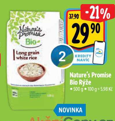 Nature's Promise Bio Rýže 500 g