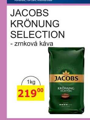 JACOBS KRÖNUNG SELECTION - zrnková káva 1kg 