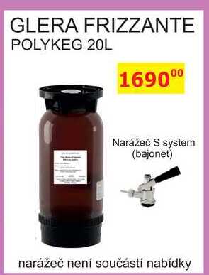 GLERA FRIZZANTE POLYKEG 20L 