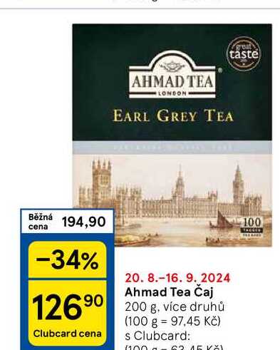 Ahmad Tea Čaj, 200 g, více druhů