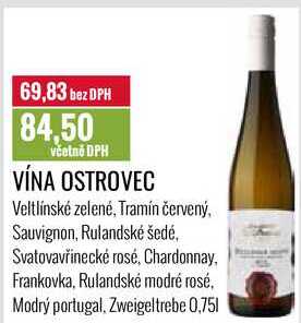 VÍNA OSTROVEC 0,75l