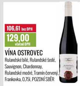 VÍNA OSTROVEC 0,75l