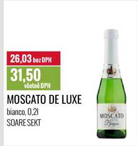 MOSCATO DE LUXE bianco, 0,2l