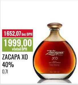 ZACAPA XO 40% 0,7l