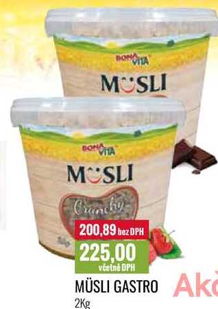 MÜSLI GASTRO 2Kg 