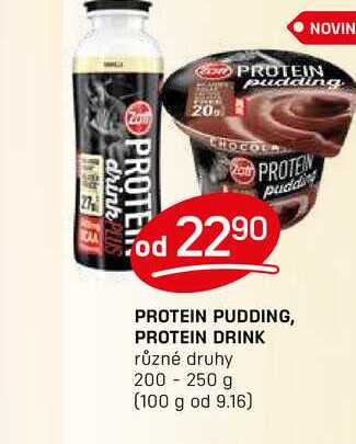 PROTEIN DRINK různé druhy 200 - 250 g 