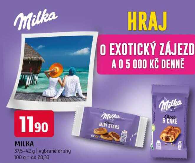 Milka vybrané druhy 37,5-42g