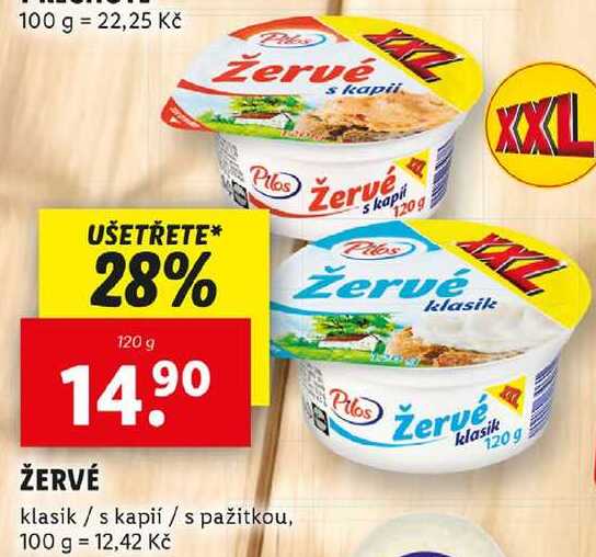 ŽERVÉ, 120 g