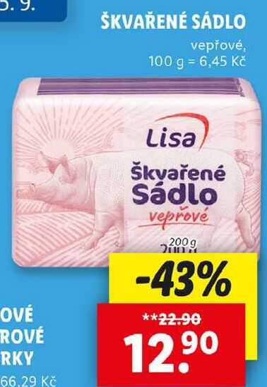 ŠKVAŘENÉ SÁDLO, 200 g