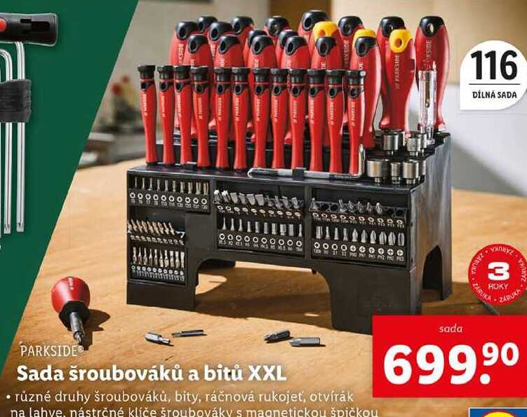 Sada šroubováků a bitů XXL
