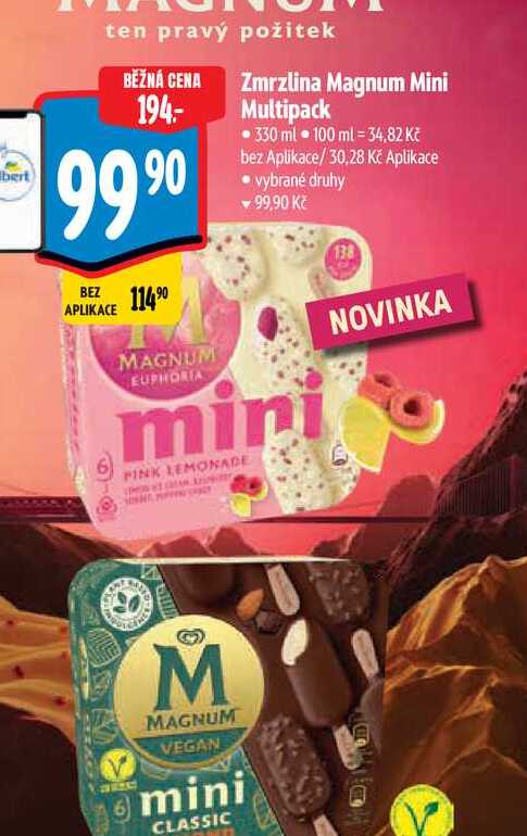   Zmrzlina Magnum Mini Multipack  330 ml  