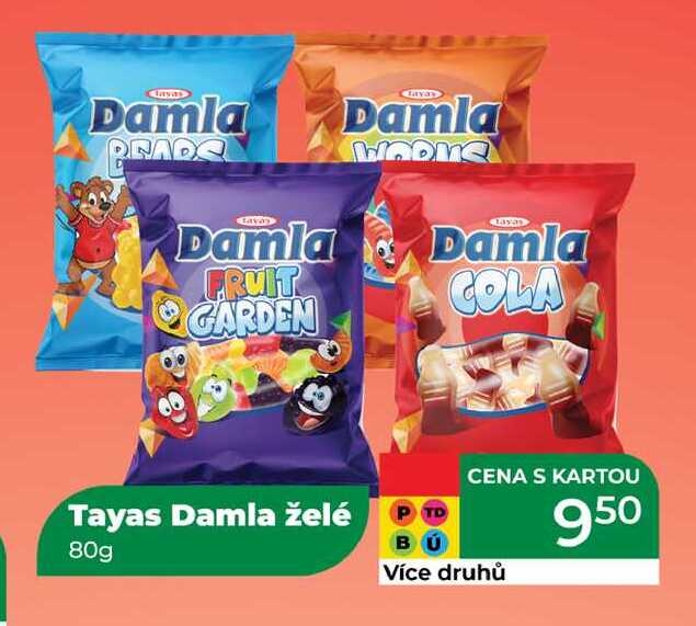 Tayas Damla želé 80g 