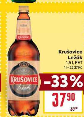 Krušovice Ležák 1,5 1, PET