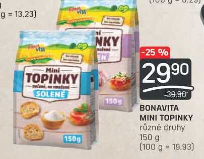 BONAVITA MINI TOPINKY různé druhy 150 g