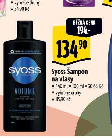   Syoss Šampon na vlasy 440 ml  