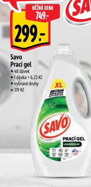   Savo Prací gel • 48 dávek 