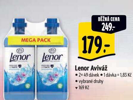  Lenor Aviváž • 2×49 dávek  