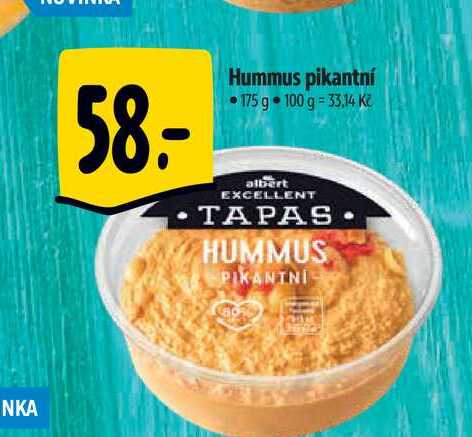   Hummus pikantní •175 g  