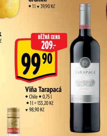   Viňa Tarapacá 0,75 l