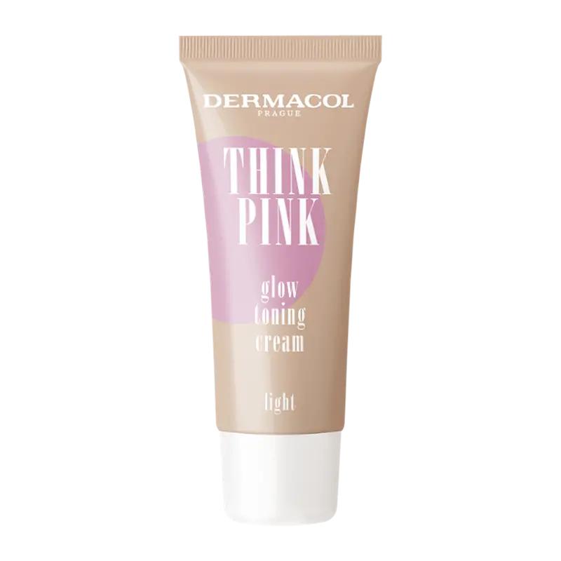 Dermacol Tónovací krém Think pink glow toning light, 1 ks